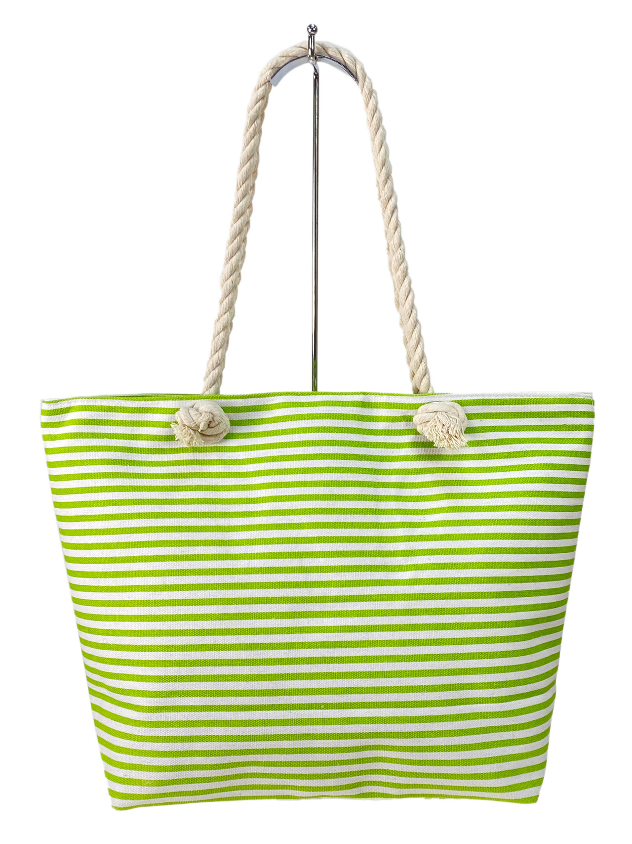 На фото 1 - Пляжная сумка из текстиля, мультицвет 