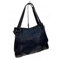 На фото 1 - Женская сумка  из искусственной кожи, цвет синий