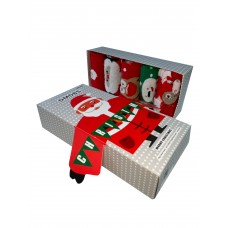 На фото 1 - Подарочный набор ароматизированных носков в новогодней коробке