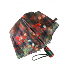 На фото 4 - Зонт женский полуавтомат с принтом, мультицвет