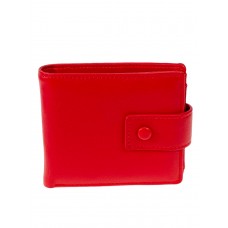 На фото 1 - Женский кошелек из искусственной кожи, цвет красный