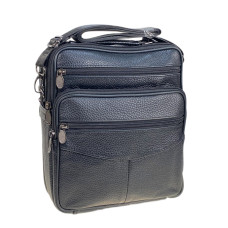 На фото 1 - Сумка мужская  из натуральной кожи, цвет коричневый