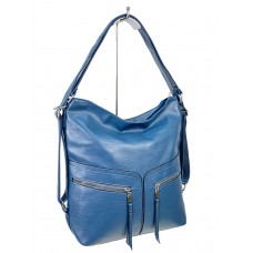 На фото 1 - Женская сумка из искусственной кожи,цвет синий