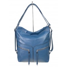 На фото 2 - Женская сумка из искусственной кожи,цвет синий
