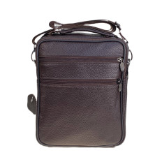 На фото 2 - Сумка мужская из натуральной кожи, цвет коричневый На фото 2 - Сумка мужская из натуральной кожи, цвет коричневый