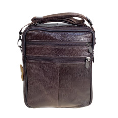 На фото 2 - Сумка мужская из натуральной кожи, цвет коричневый На фото 2 - Сумка мужская из натуральной кожи, цвет коричневый