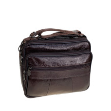 На фото 1 - Сумка мужская из натуральной кожи, цвет коричневый На фото 1 - Сумка мужская из натуральной кожи, цвет коричневый