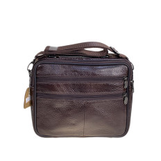 На фото 2 - Сумка мужская из натуральной кожи, цвет коричневый На фото 2 - Сумка мужская из натуральной кожи, цвет коричневый