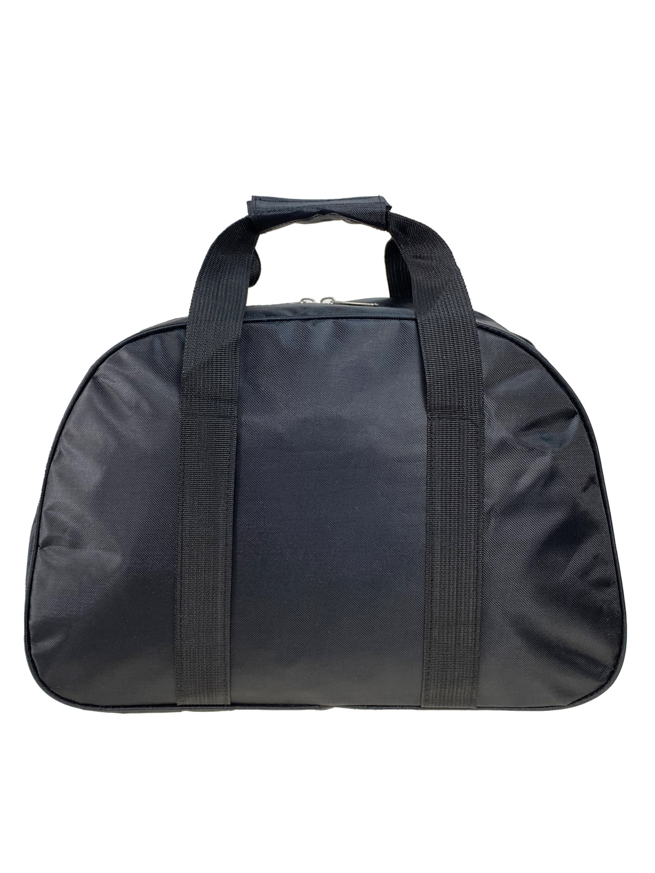 На фото 2 - Дорожная сумка из текстиля, цвет черный