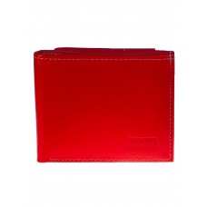 На фото 1 - Женский кошелек из натуральной кожи,цвет красный