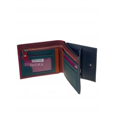 На фото 2 - Женский кошелек из натуральной кожи,цвет бордовый