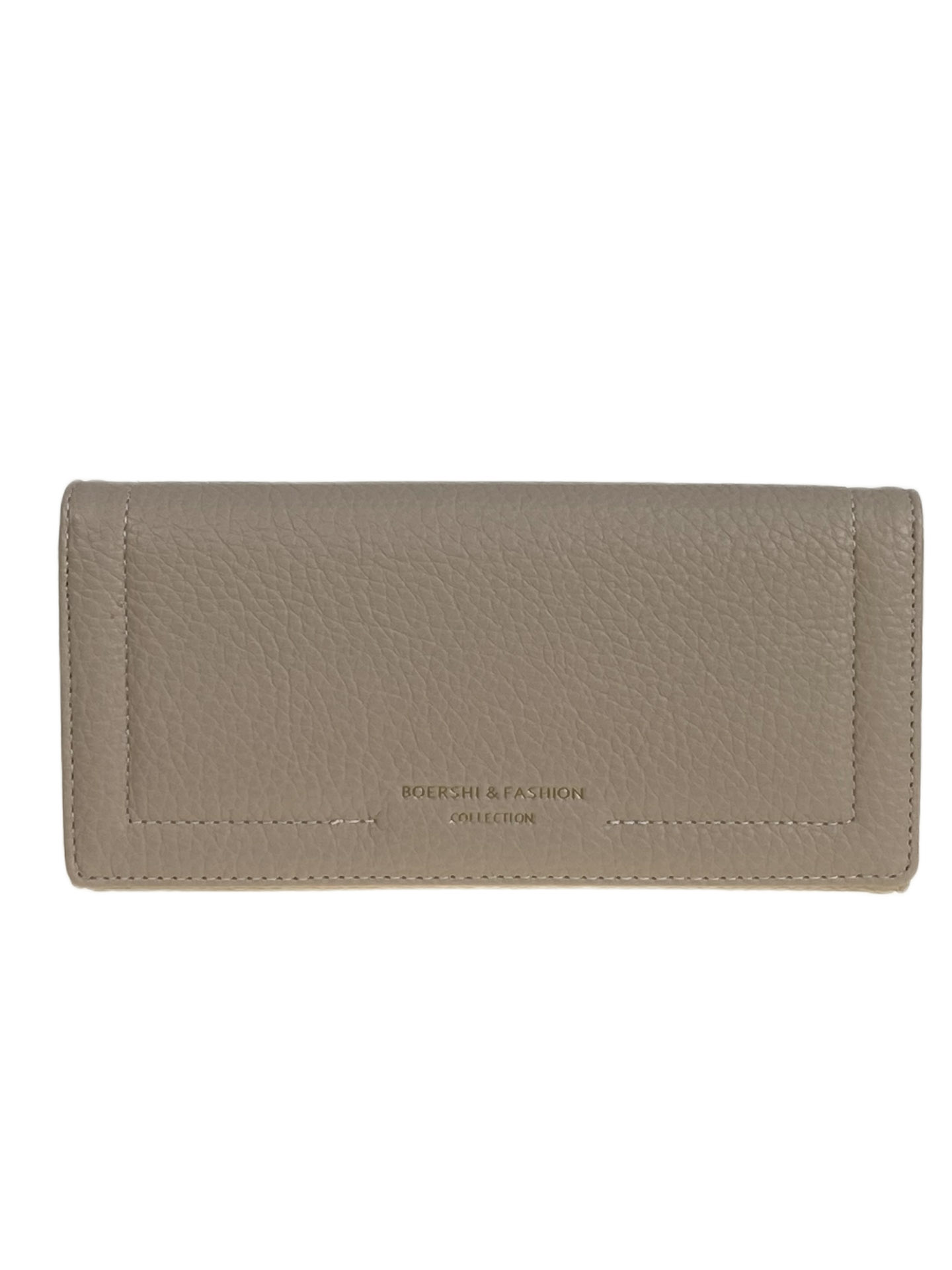 На фото 1 -  Женское портмоне из искусственной кожи, цвет  бело-серый