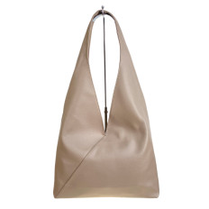 На фото 2 - Женская сумка из искусственной кожи, цвет бежевый