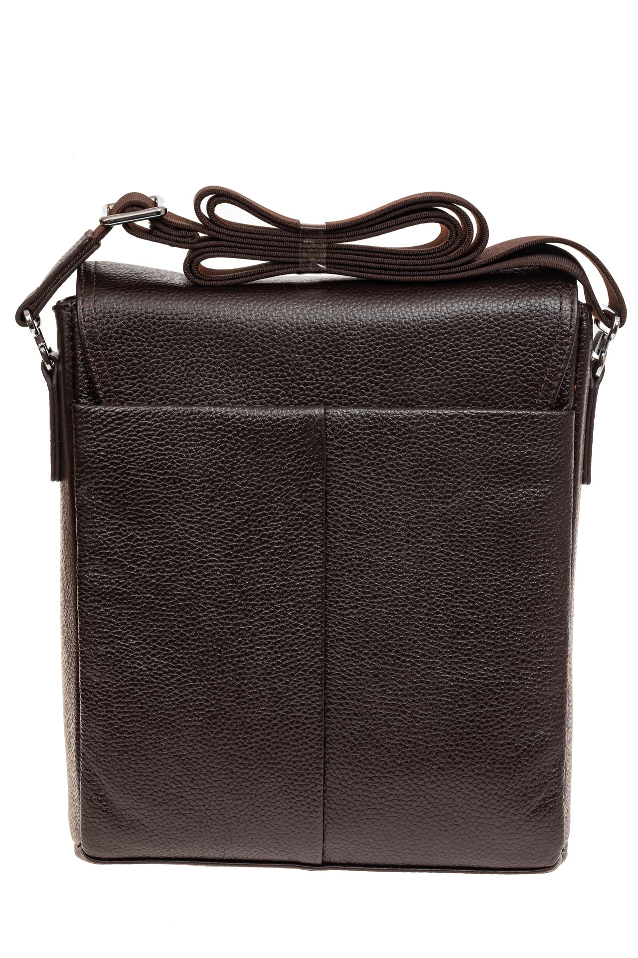 На фото 3 - Мужская сумка из натуральной кожи, цвет коричневый