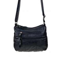 На фото 2 - Женская классическая  сумка из искусственной кожи, цвет черный