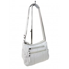 На фото 1 - Женская классическая  сумка из искусственной кожи, цвет белый