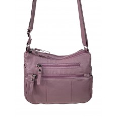 На фото 2 - Женская классическая  сумка из искусственной кожи, цвет розовый