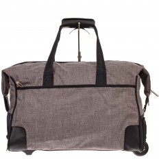 На фото 2 - Дорожная сумка на колесиках, цвет серый