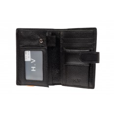 На фото 2 - Мужское портмоне (кошелек), черный