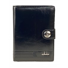 На фото 1 - Мужской кошелёк-органайзер из искусственной кожи, цвет черный