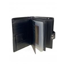 На фото 2 - Мужской кошелёк-органайзер из искусственной кожи, цвет черный