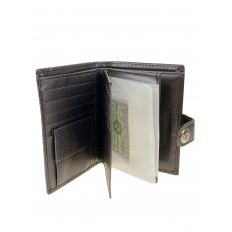 На фото 2 - Мужской кошелёк-органайзер из искусственной кожи, цвет черный