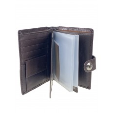 На фото 2 - Мужской кошелёк-органайзер из искусственной кожи, цвет коричневый