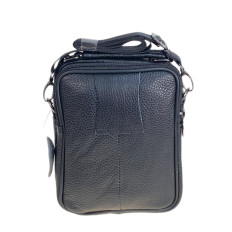 На фото 2 - Сумка мужская из натуральной кожи, цвет черный На фото 2 - Сумка мужская из натуральной кожи, цвет черный