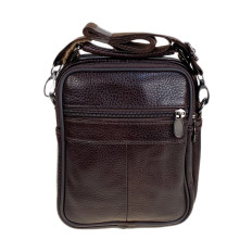 На фото 2 - Сумка мужская из натуральной кожи, цвет коричневый На фото 2 - Сумка мужская из натуральной кожи, цвет коричневый