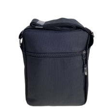 На фото 2 - Сумка мужская текстильная, цвет черный На фото 2 - Сумка мужская текстильная, цвет черный