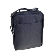 На фото 1 - Сумка мужская текстильная, цвет черный На фото 1 - Сумка мужская текстильная, цвет черный