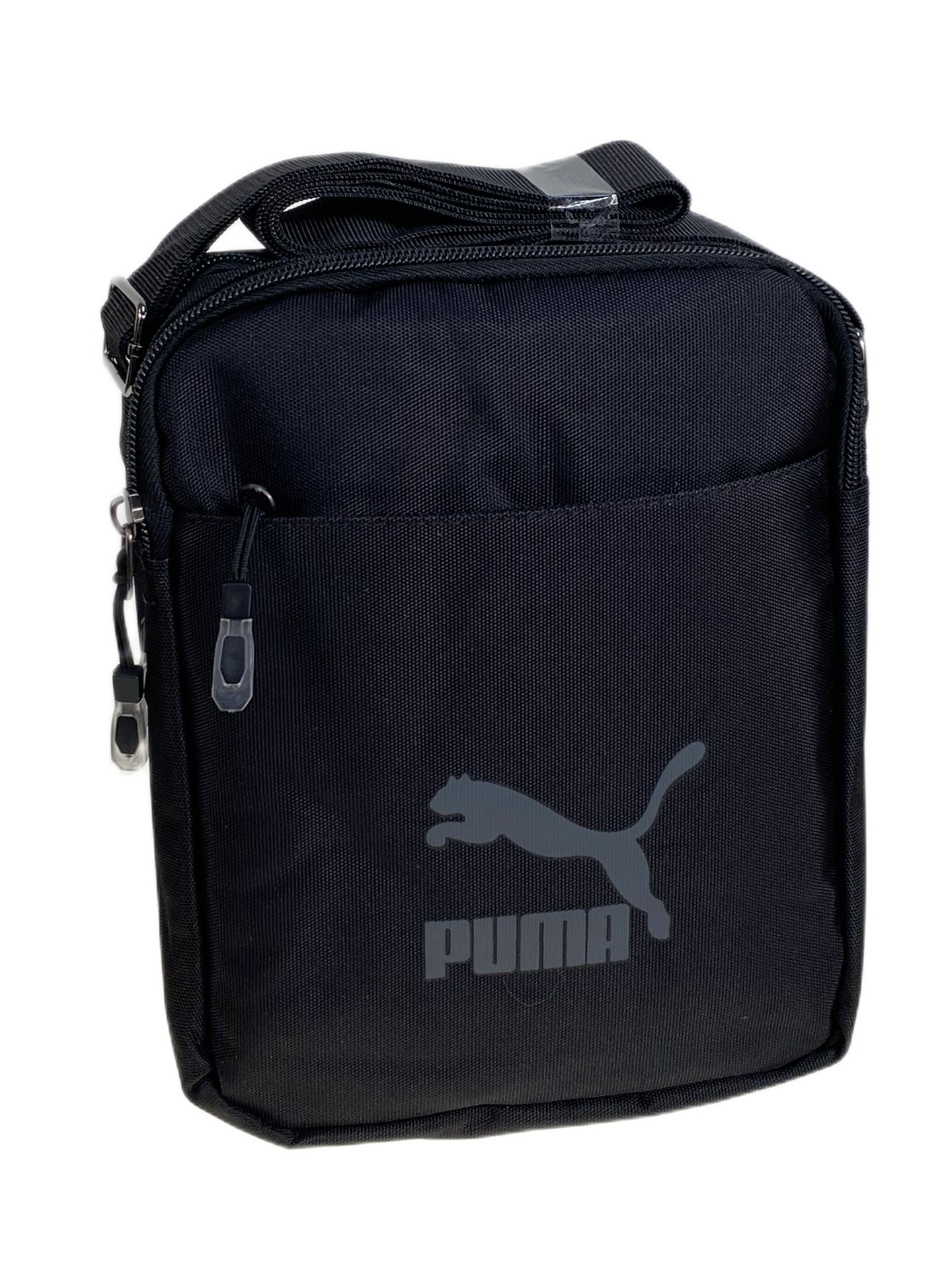 На фото 1 - Сумка мужская  текстильная, цвет  черный