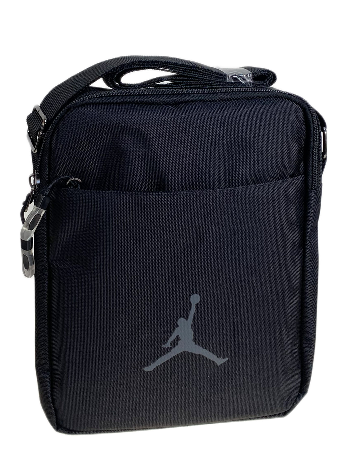 На фото 1 - Сумка мужская  текстильная, цвет  черный