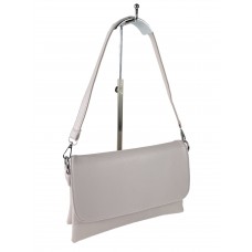 На фото 1 - Женская сумка-клатч  из мягкой  искусственной кожи,цвет светло серый