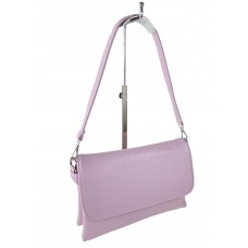 На фото 1 - Женская сумка-клатч  из мягкой  искусственной кожи,цвет сирень