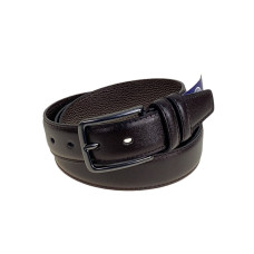 На фото 1 - Ремень мужской из искусственной кожи, цвет шоколад На фото 1 - Ремень мужской из искусственной кожи, цвет шоколад