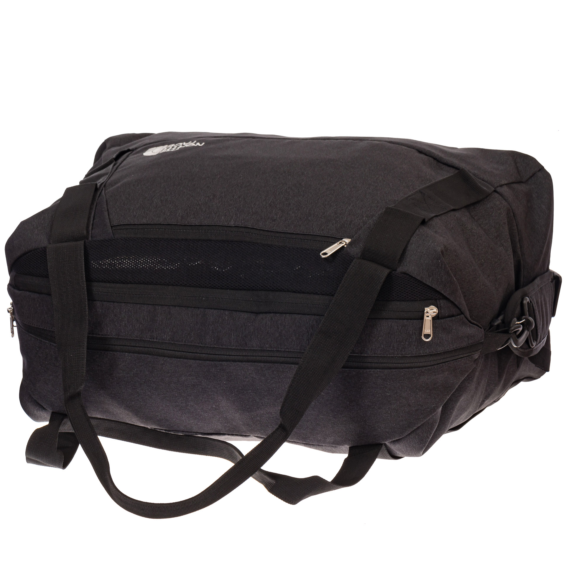 На фото 3 - Дорожная сумка с фастексами, цвет темно-серый