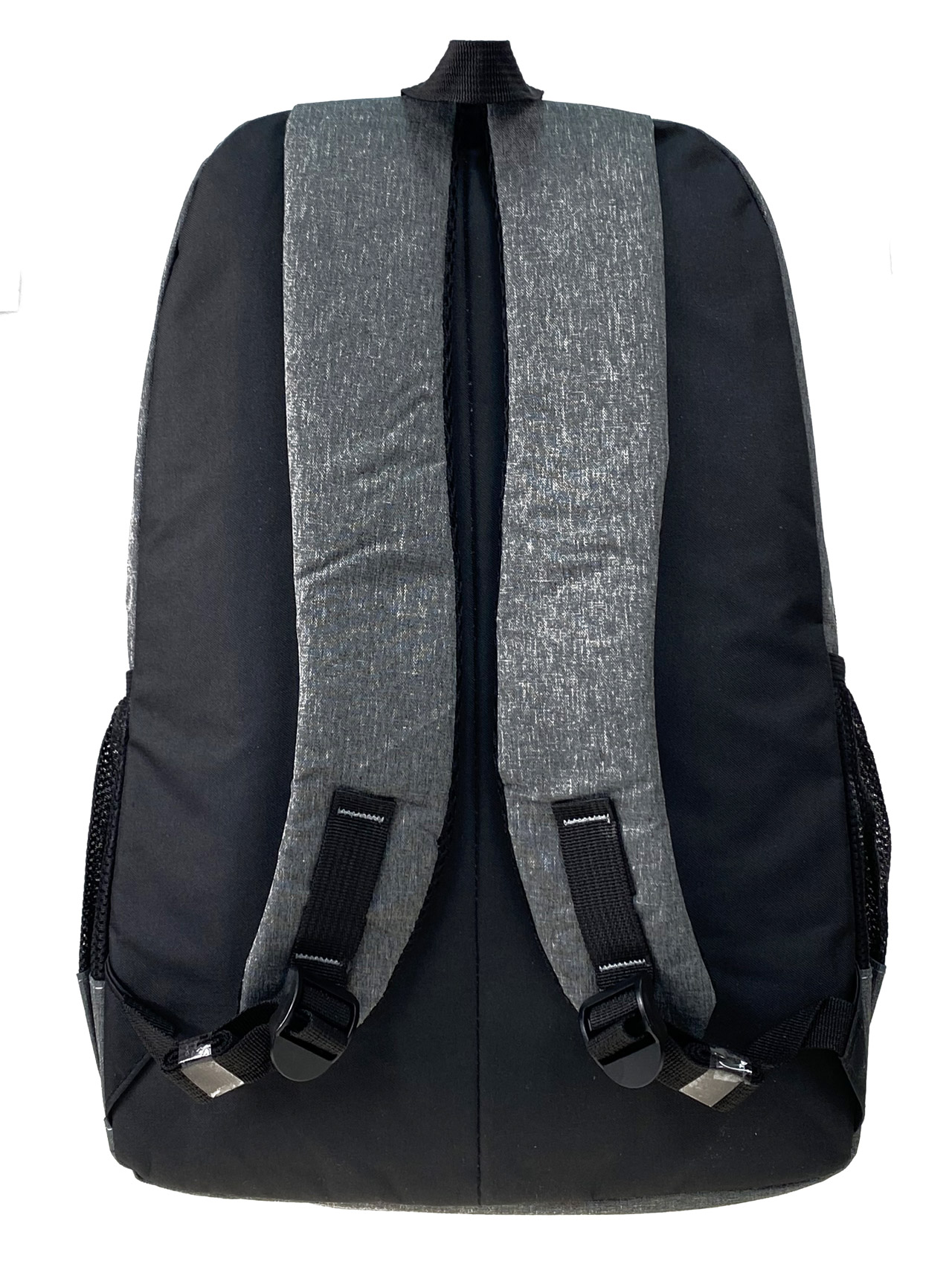 На фото 3 - Рюкзак мужской из  текстиля, цвет  серый