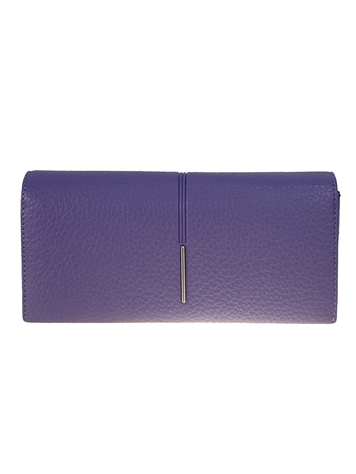 На фото 1 - Женское портмоне из искусственной кожи, цвет  фиолетовый