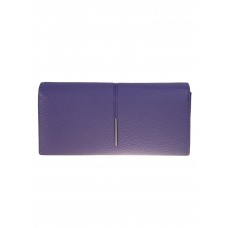 На фото 1 - Женское портмоне из искусственной кожи, цвет  фиолетовый