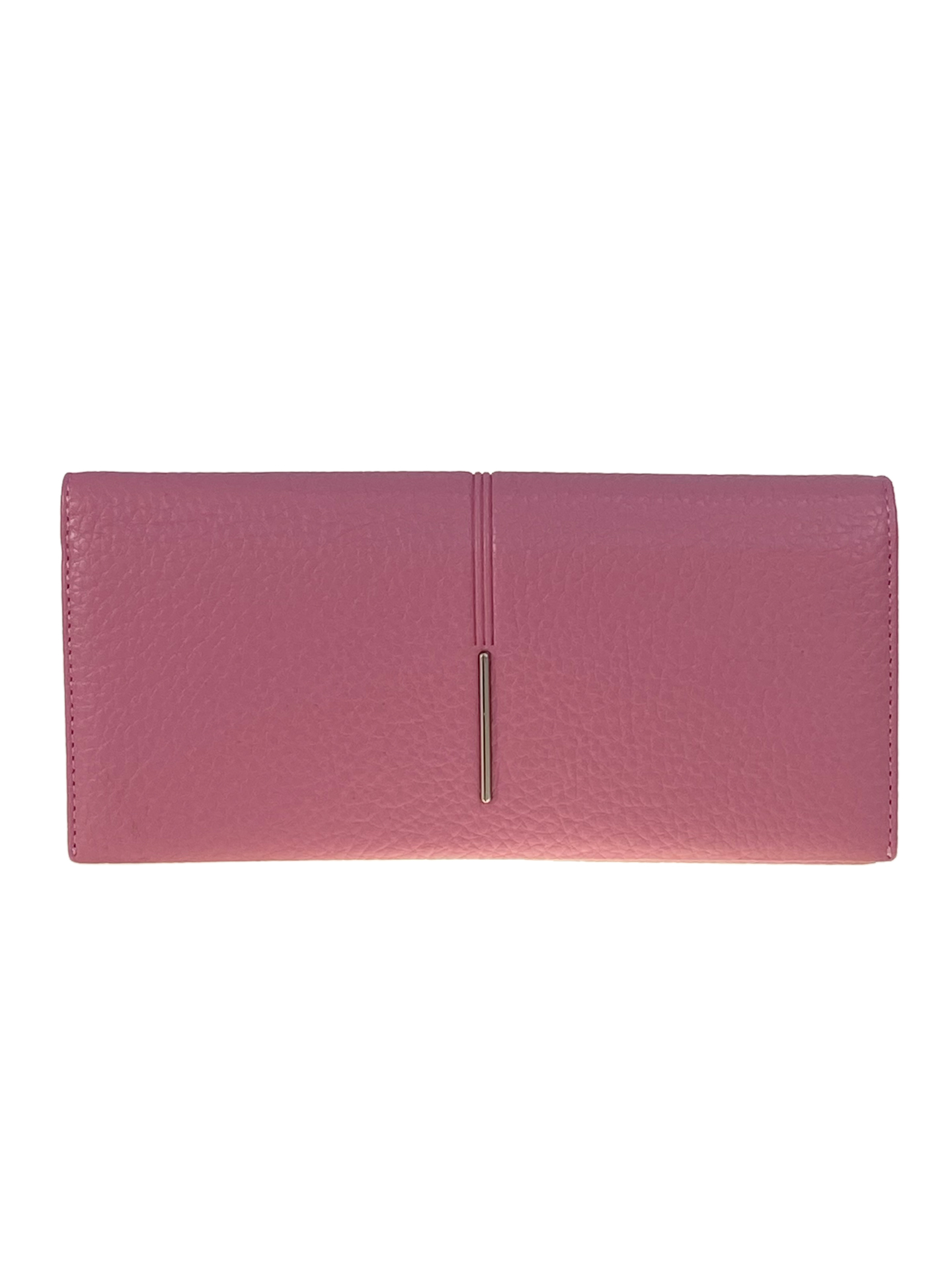 На фото 1 - Женское портмоне из искусственной кожи, цвет розовый