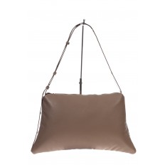На фото 2 - Женская сумка  из искусственной кожи, цвет пудра