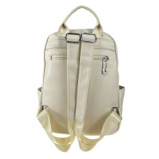 На фото 3 - Женская рюкзак  из искусственной кожи, цвет молочный