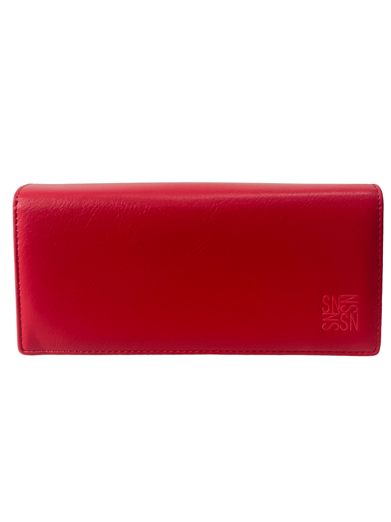 На фото 1 -  Женское портмоне из мягкой искусственной кожи,  цвет красный