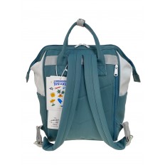 На фото 2 - Молодежный рюкзак из  водоотталкивающей ткани, цвет  мультицвет