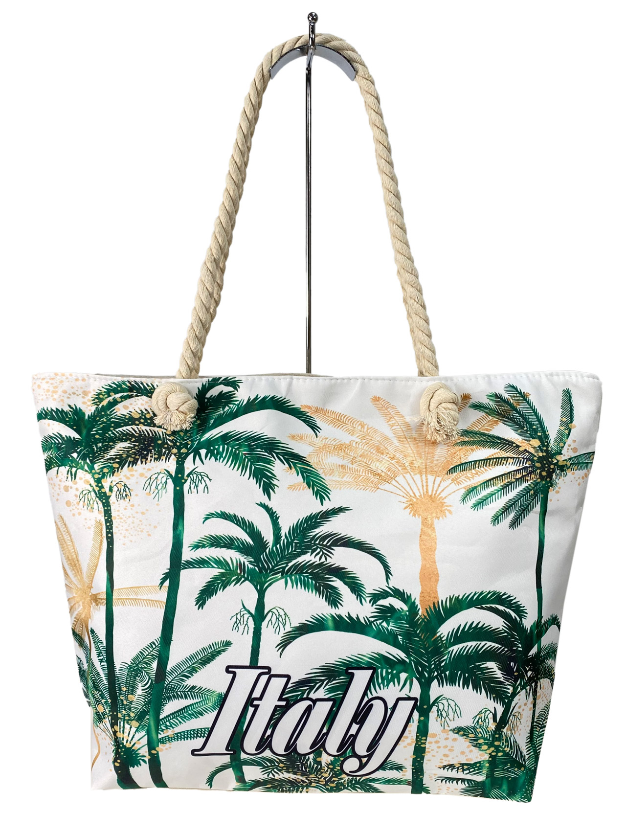 На фото 1 - Пляжная сумка  из текстиля, мультицвет