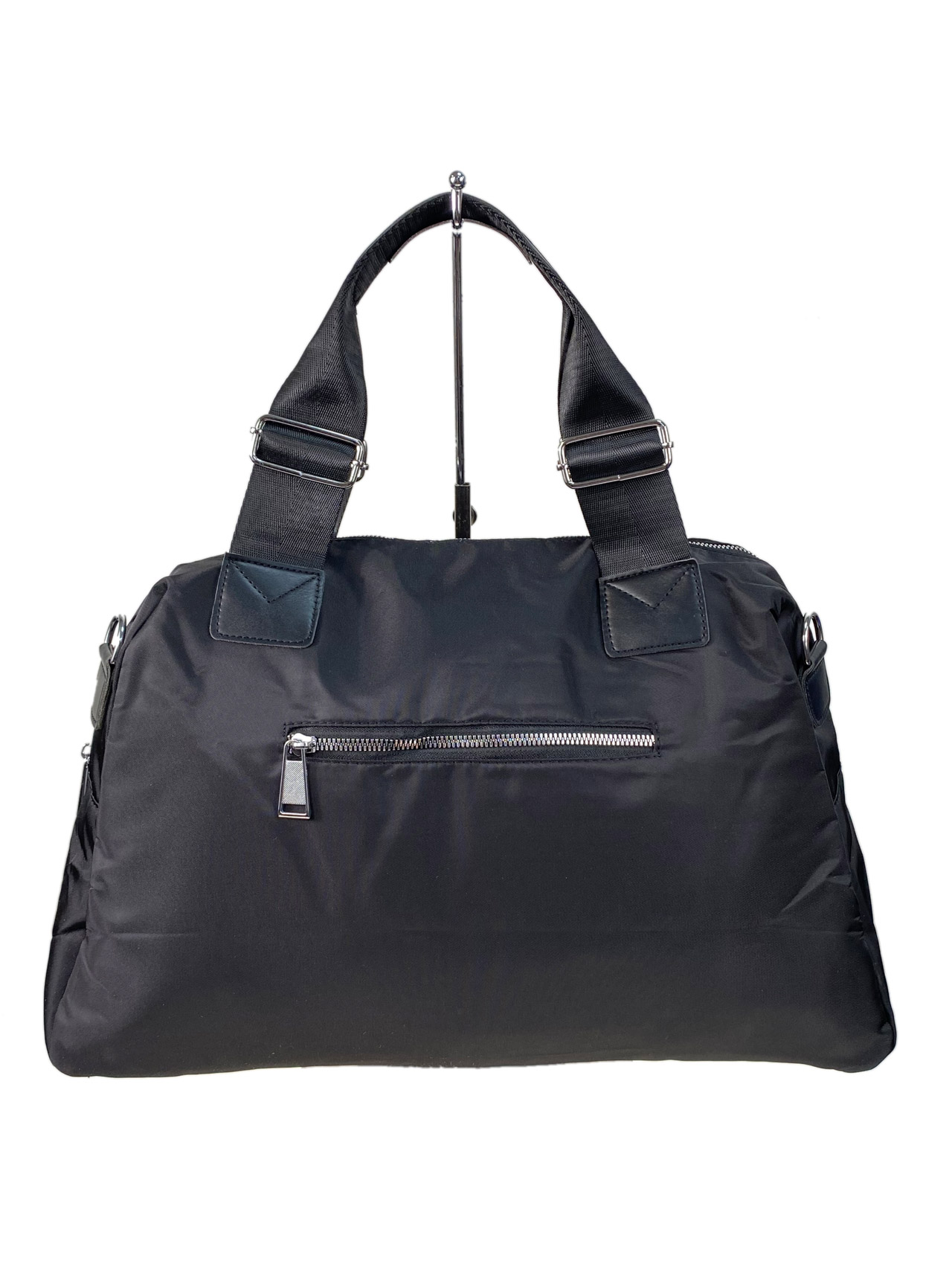 На фото 2 - Женская сумка  из текстиля цвет черный