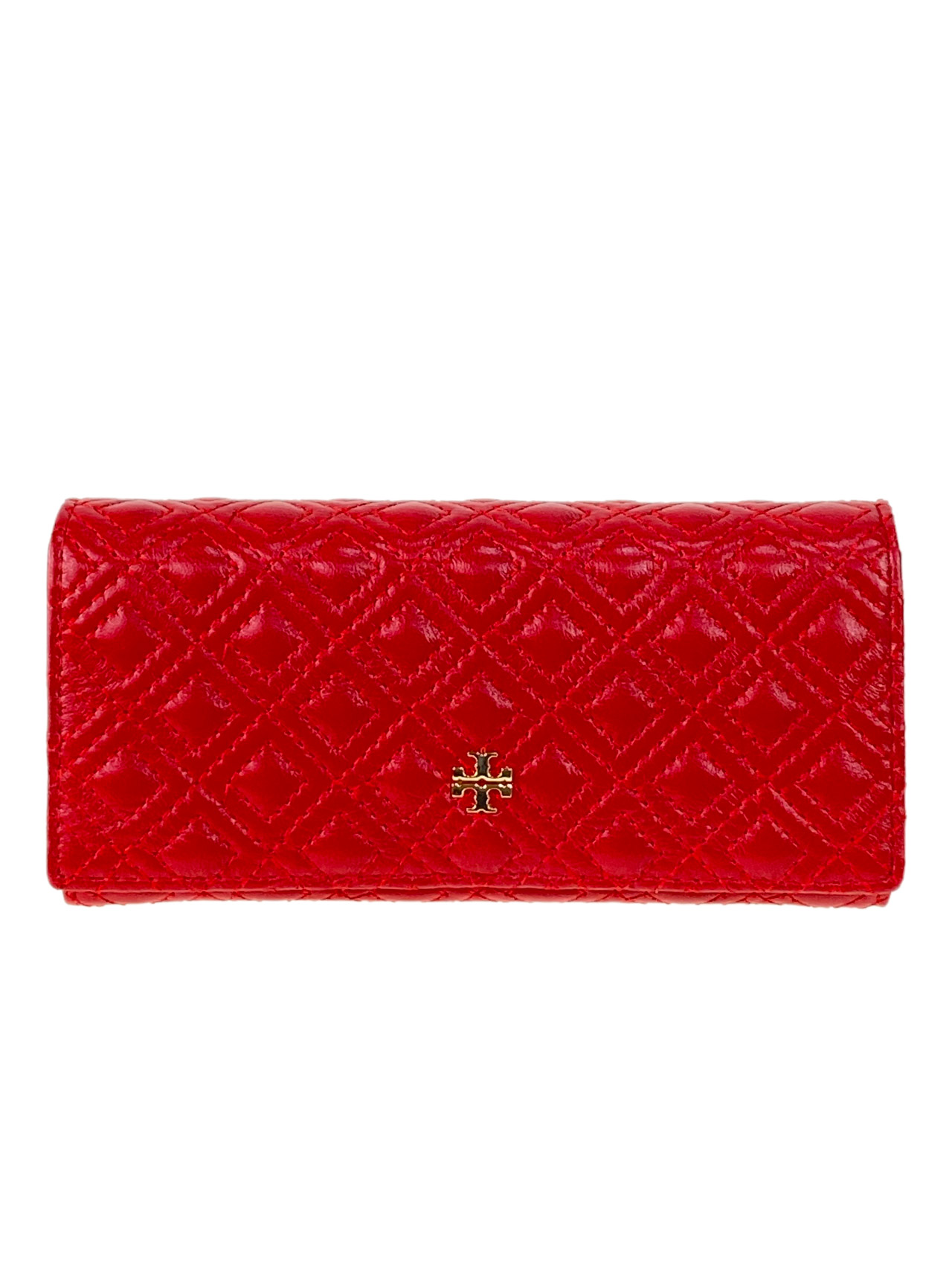 На фото 1 - Женское портмоне из натуральной кожи, цвет красный