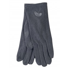 На фото 1 - Элегантные хлопоковые перчатки, цвет светло серый