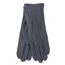 На фото 1 - Элегантные хлопоковые перчатки, цвет светло серый